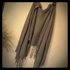 Vintage Long sleeve bolero fringed shrug M
